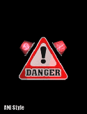 Danger  Mobile Phone Screensaver