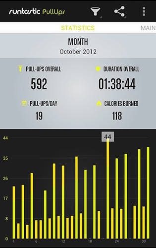 Runtastic: Pull-ups Android Application Image 2