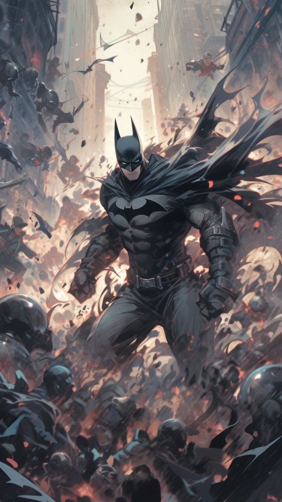 Batman Mobile Phone Wallpaper Image 1