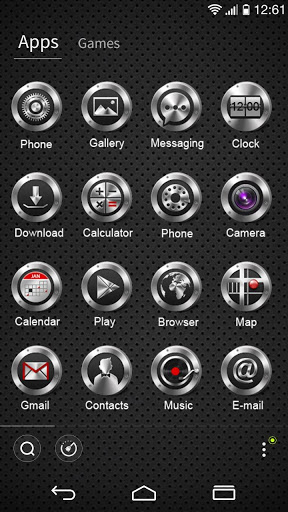 K-Iron Go Launcher Android Theme Image 3